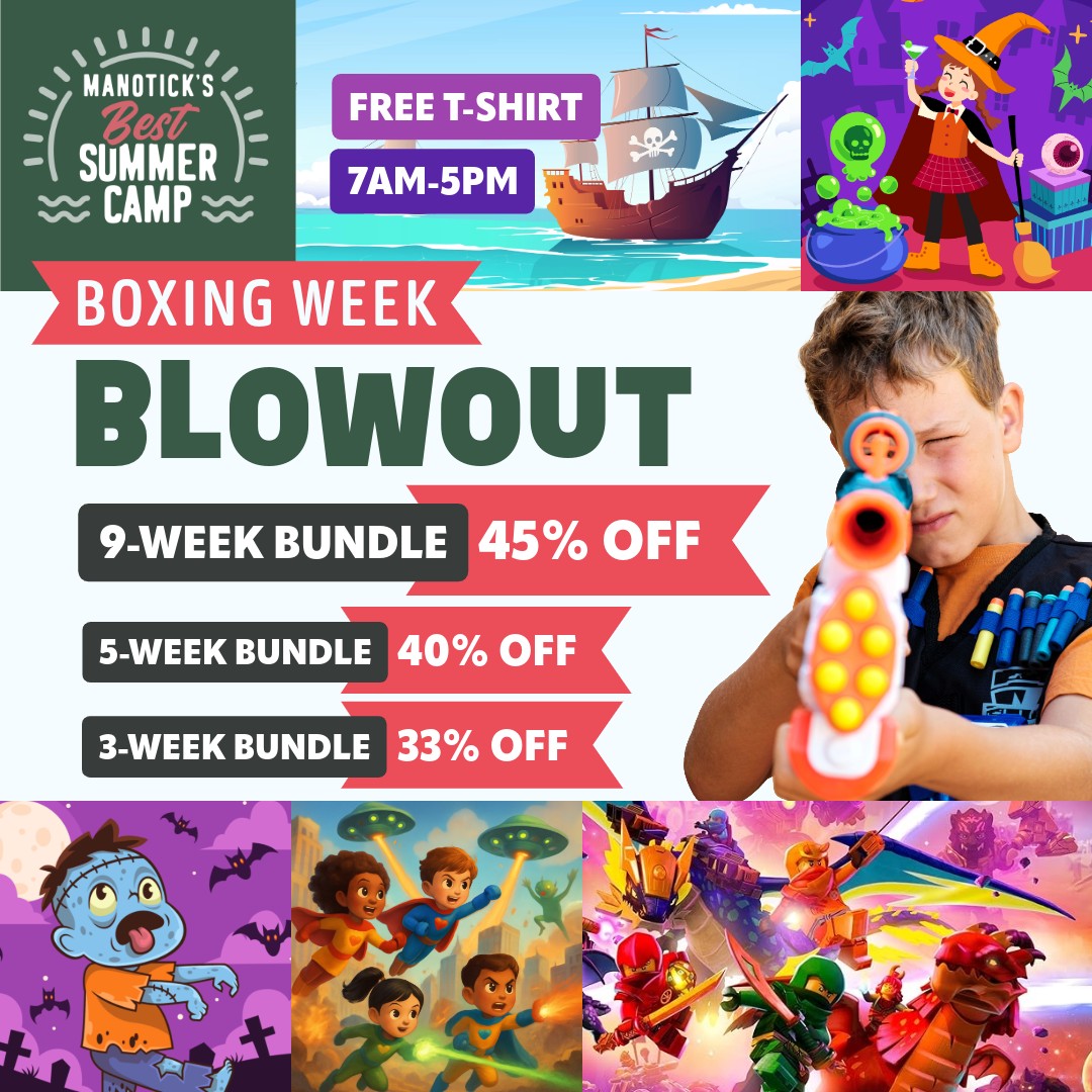 Boxing Week Blowout 2026 Summer Camp Buy Now Choose Later