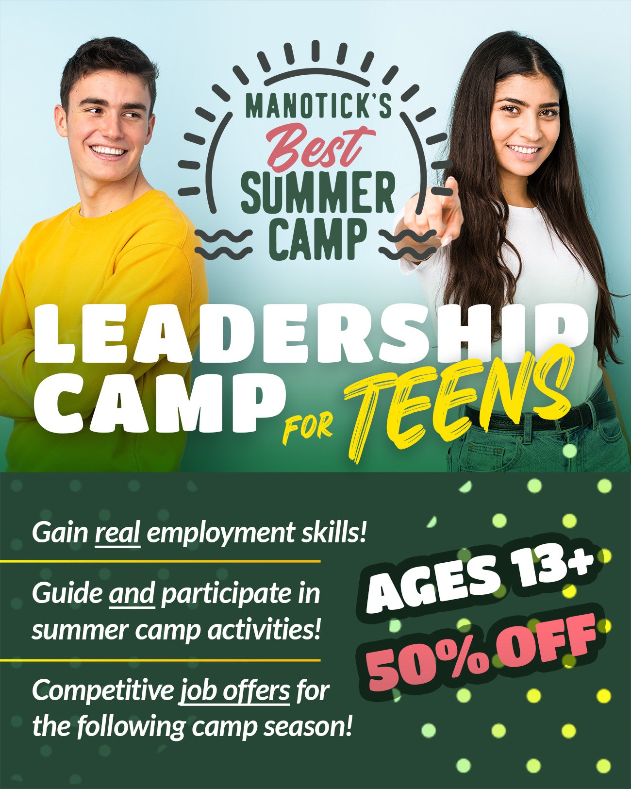 2024 Leadership Camp - 50% Discount!(13 and older)