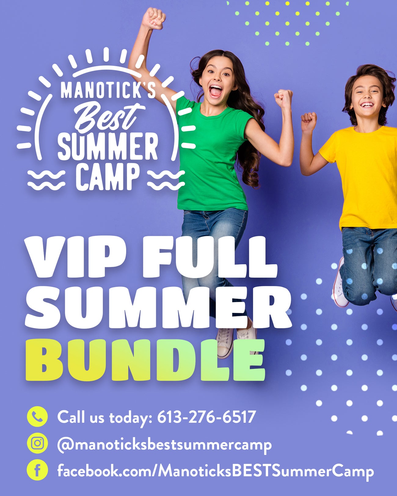 35 Discount! VIP Full 2024 Summer Enrolment Early Bird *9 Weeks