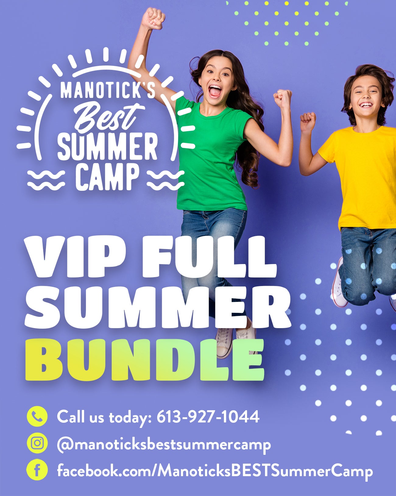 40% Discount! VIP Full 2025 Summer Enrolment Early Bird *9 Weeks